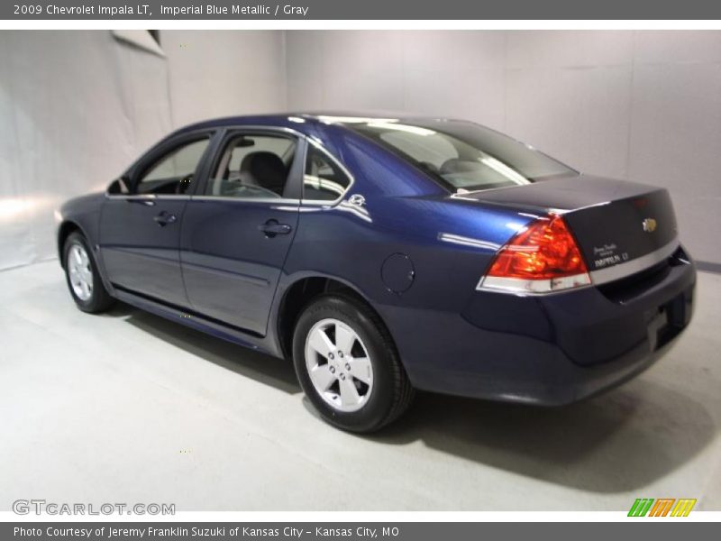 Imperial Blue Metallic / Gray 2009 Chevrolet Impala LT
