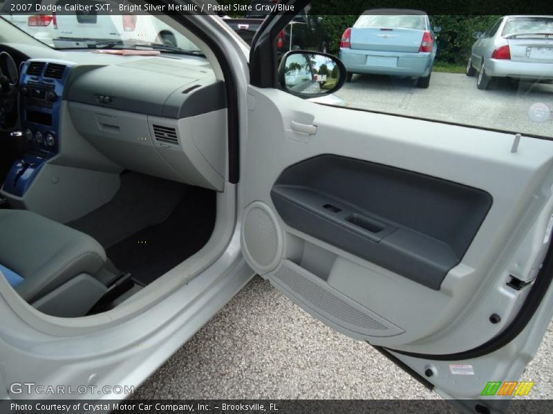 Bright Silver Metallic / Pastel Slate Gray/Blue 2007 Dodge Caliber SXT