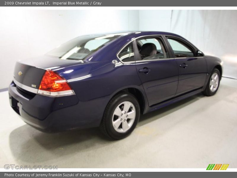 Imperial Blue Metallic / Gray 2009 Chevrolet Impala LT
