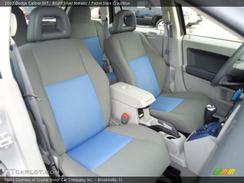 Bright Silver Metallic / Pastel Slate Gray/Blue 2007 Dodge Caliber SXT
