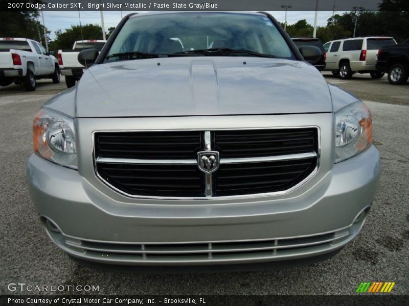Bright Silver Metallic / Pastel Slate Gray/Blue 2007 Dodge Caliber SXT