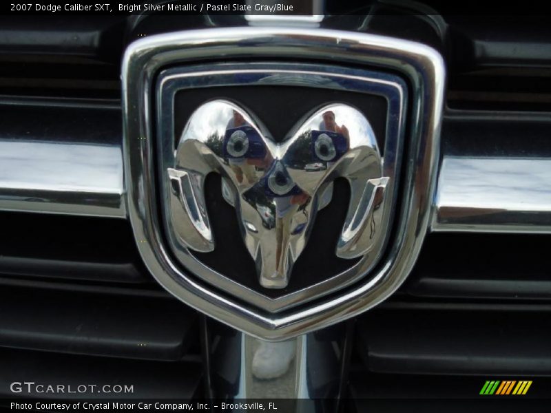 Bright Silver Metallic / Pastel Slate Gray/Blue 2007 Dodge Caliber SXT