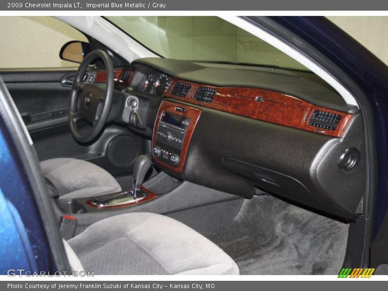 Imperial Blue Metallic / Gray 2009 Chevrolet Impala LT