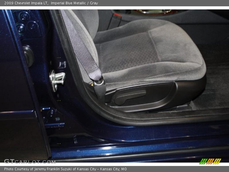 Imperial Blue Metallic / Gray 2009 Chevrolet Impala LT