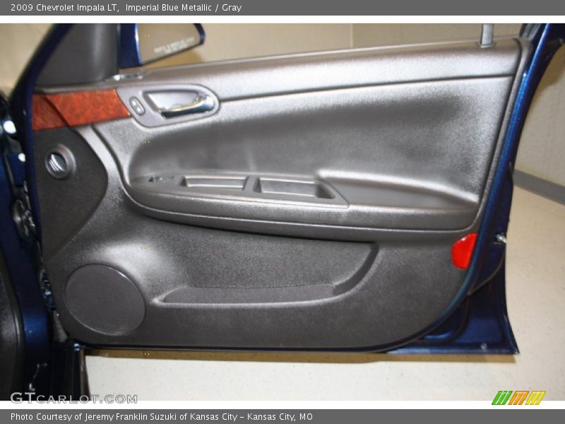 Imperial Blue Metallic / Gray 2009 Chevrolet Impala LT