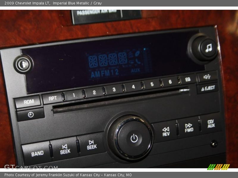 Imperial Blue Metallic / Gray 2009 Chevrolet Impala LT