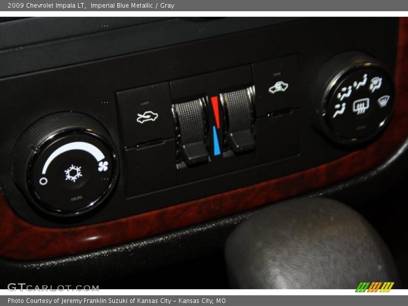 Imperial Blue Metallic / Gray 2009 Chevrolet Impala LT