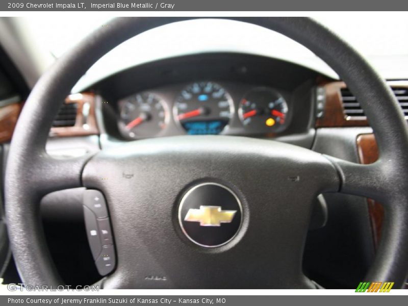 Imperial Blue Metallic / Gray 2009 Chevrolet Impala LT