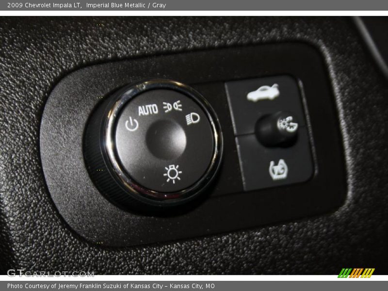 Imperial Blue Metallic / Gray 2009 Chevrolet Impala LT