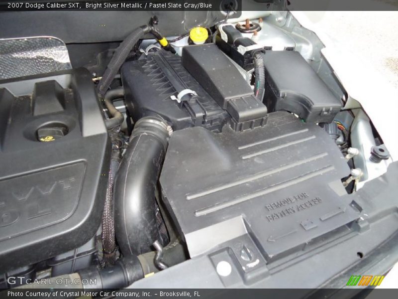 Bright Silver Metallic / Pastel Slate Gray/Blue 2007 Dodge Caliber SXT