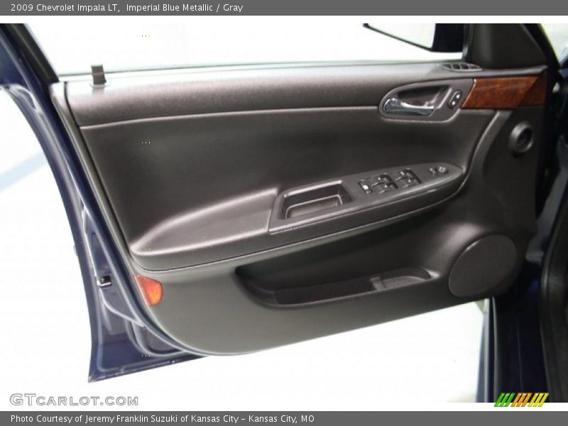Imperial Blue Metallic / Gray 2009 Chevrolet Impala LT