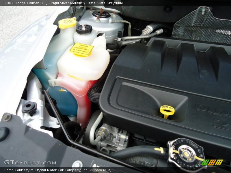 Bright Silver Metallic / Pastel Slate Gray/Blue 2007 Dodge Caliber SXT