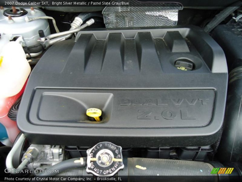 Bright Silver Metallic / Pastel Slate Gray/Blue 2007 Dodge Caliber SXT