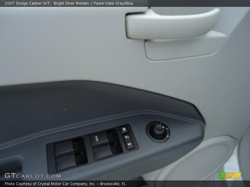 Bright Silver Metallic / Pastel Slate Gray/Blue 2007 Dodge Caliber SXT