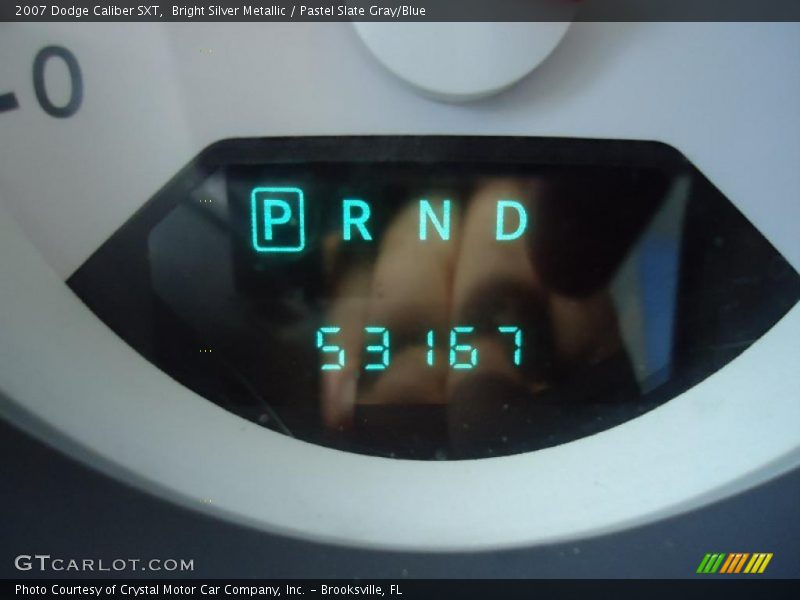 Bright Silver Metallic / Pastel Slate Gray/Blue 2007 Dodge Caliber SXT