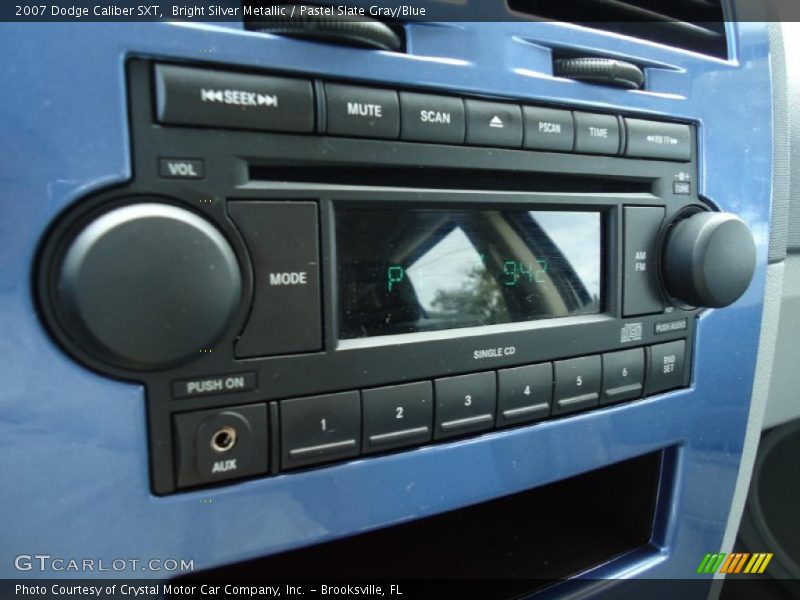 Bright Silver Metallic / Pastel Slate Gray/Blue 2007 Dodge Caliber SXT