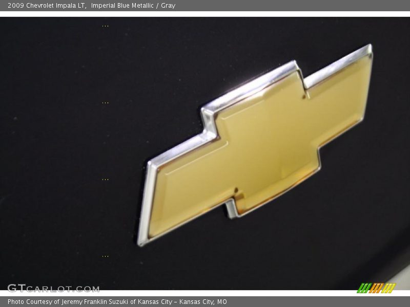 Imperial Blue Metallic / Gray 2009 Chevrolet Impala LT
