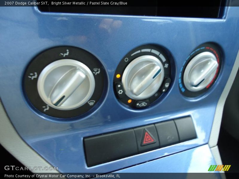 Bright Silver Metallic / Pastel Slate Gray/Blue 2007 Dodge Caliber SXT
