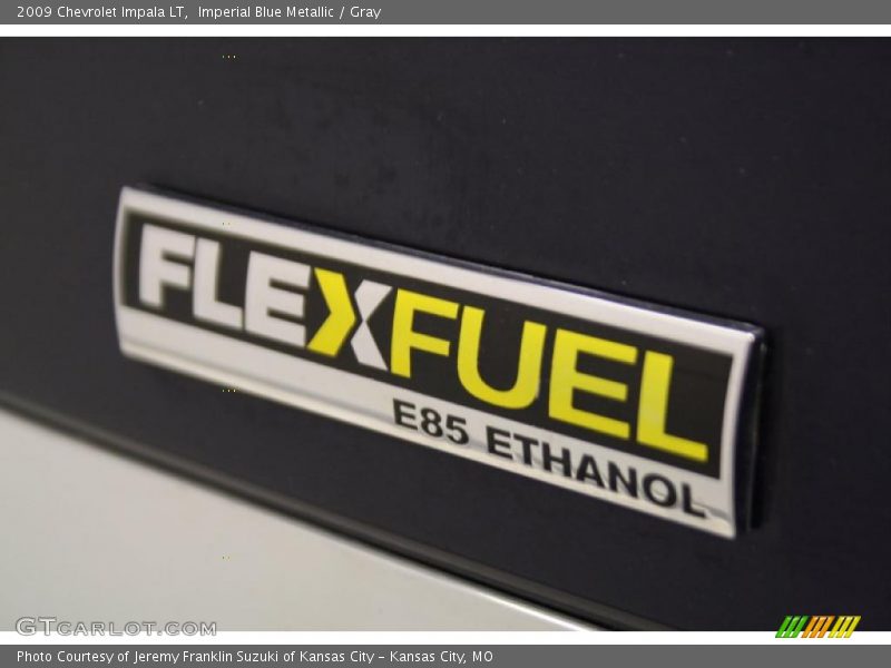 Imperial Blue Metallic / Gray 2009 Chevrolet Impala LT