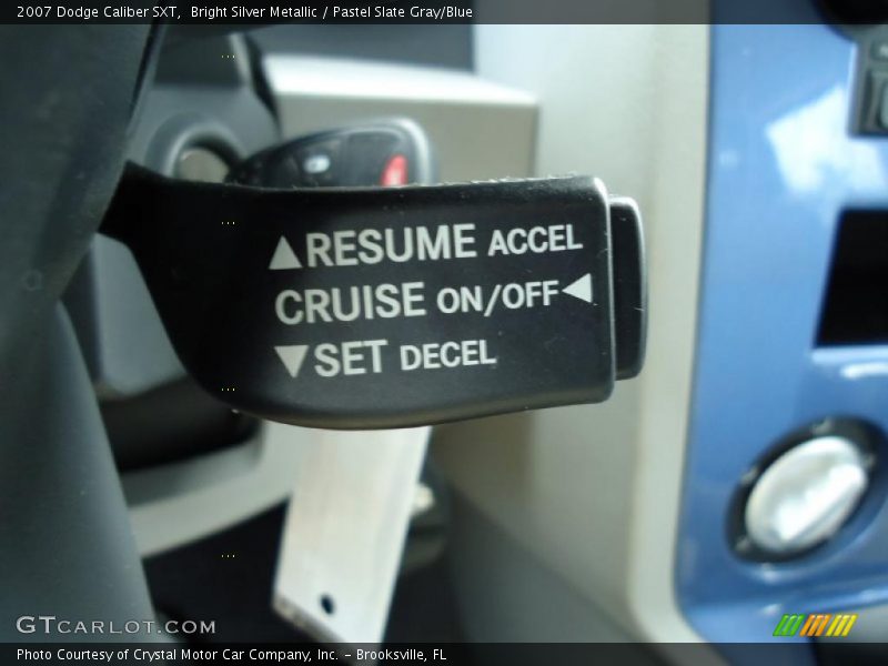 Bright Silver Metallic / Pastel Slate Gray/Blue 2007 Dodge Caliber SXT