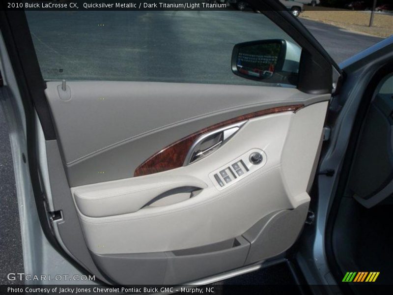 Quicksilver Metallic / Dark Titanium/Light Titanium 2010 Buick LaCrosse CX