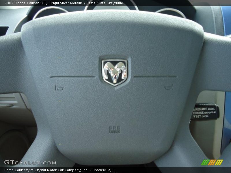 Bright Silver Metallic / Pastel Slate Gray/Blue 2007 Dodge Caliber SXT