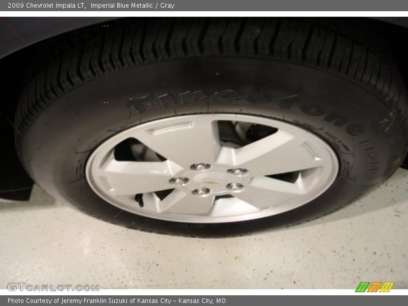 Imperial Blue Metallic / Gray 2009 Chevrolet Impala LT