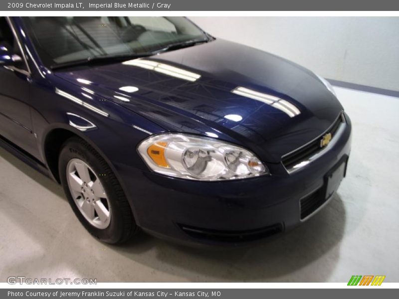 Imperial Blue Metallic / Gray 2009 Chevrolet Impala LT