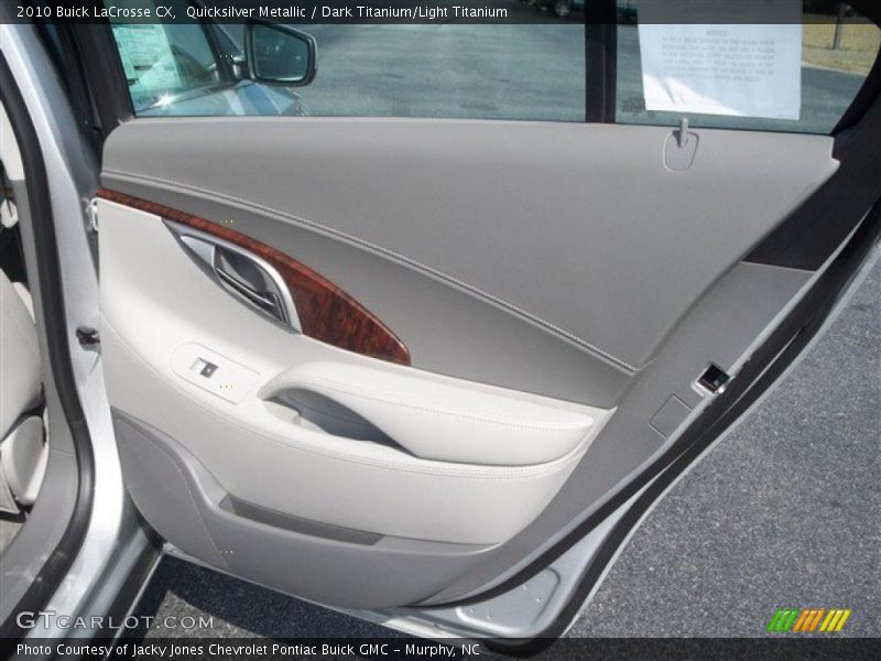 Quicksilver Metallic / Dark Titanium/Light Titanium 2010 Buick LaCrosse CX