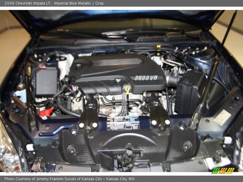 Imperial Blue Metallic / Gray 2009 Chevrolet Impala LT