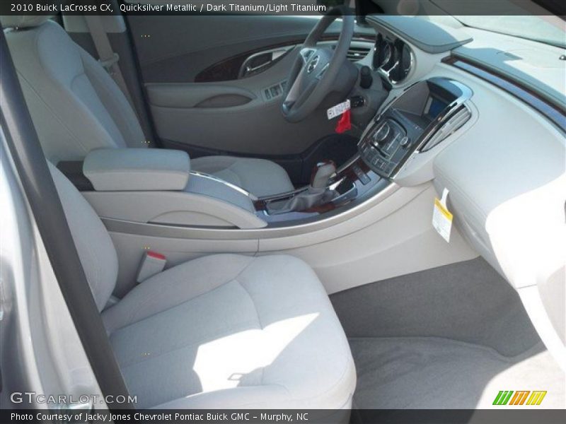 Quicksilver Metallic / Dark Titanium/Light Titanium 2010 Buick LaCrosse CX