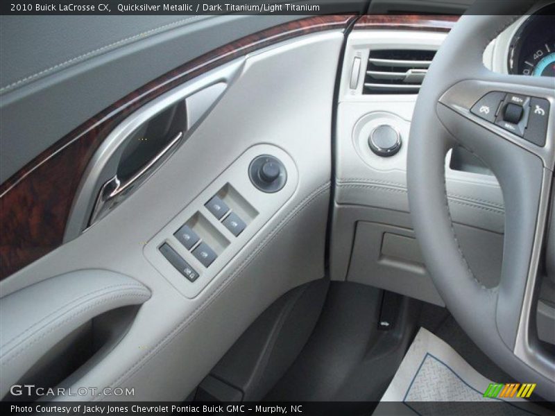 Quicksilver Metallic / Dark Titanium/Light Titanium 2010 Buick LaCrosse CX