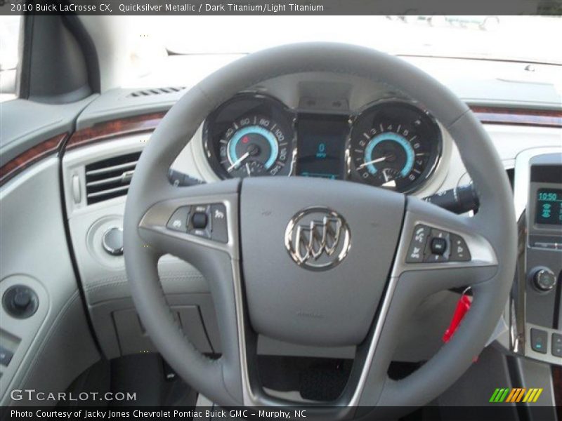 Quicksilver Metallic / Dark Titanium/Light Titanium 2010 Buick LaCrosse CX