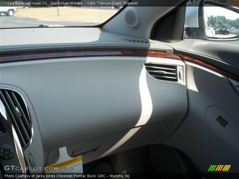 Quicksilver Metallic / Dark Titanium/Light Titanium 2010 Buick LaCrosse CX