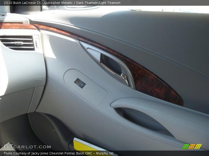 Quicksilver Metallic / Dark Titanium/Light Titanium 2010 Buick LaCrosse CX