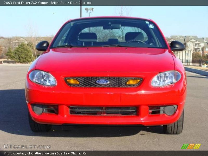 Bright Red / Dark Charcoal 2003 Ford Escort ZX2 Coupe