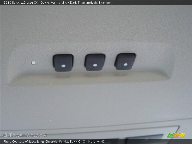 Quicksilver Metallic / Dark Titanium/Light Titanium 2010 Buick LaCrosse CX