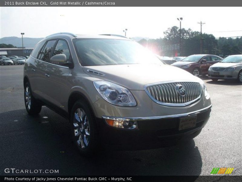 Gold Mist Metallic / Cashmere/Cocoa 2011 Buick Enclave CXL