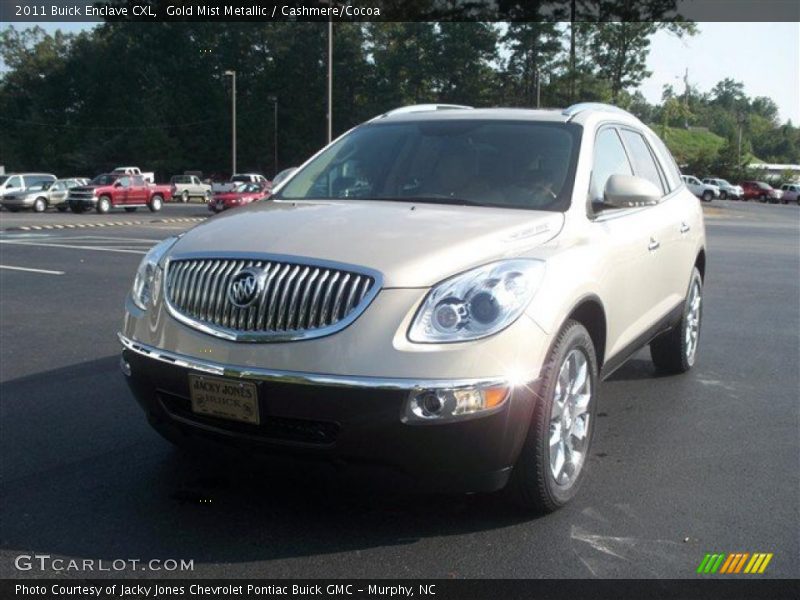 Gold Mist Metallic / Cashmere/Cocoa 2011 Buick Enclave CXL