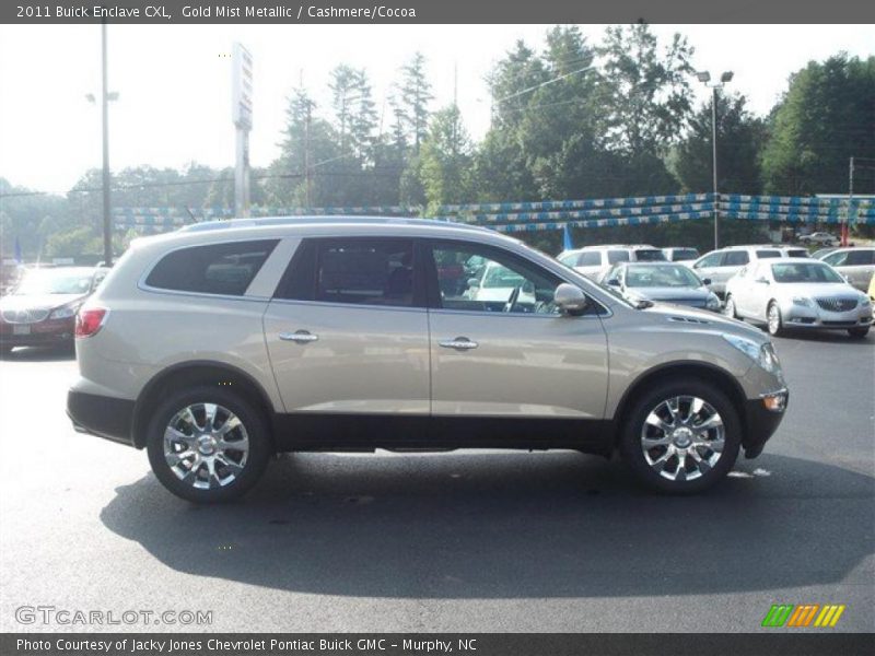Gold Mist Metallic / Cashmere/Cocoa 2011 Buick Enclave CXL
