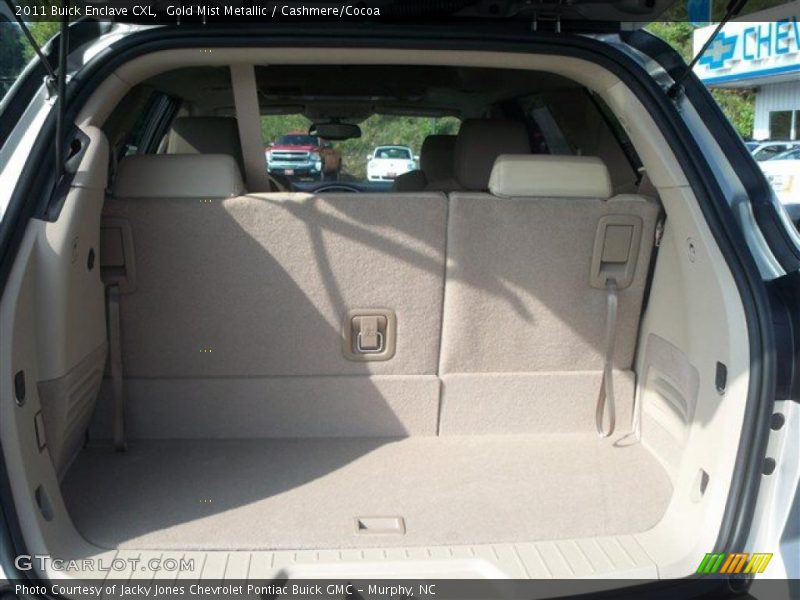 Gold Mist Metallic / Cashmere/Cocoa 2011 Buick Enclave CXL