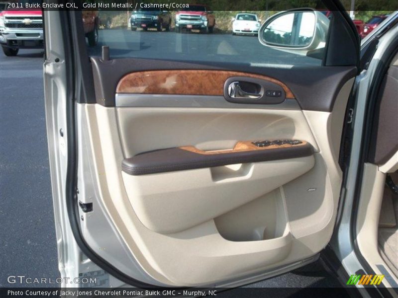 Gold Mist Metallic / Cashmere/Cocoa 2011 Buick Enclave CXL