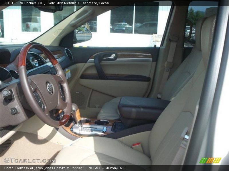 Gold Mist Metallic / Cashmere/Cocoa 2011 Buick Enclave CXL