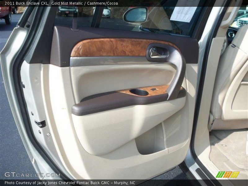 Gold Mist Metallic / Cashmere/Cocoa 2011 Buick Enclave CXL