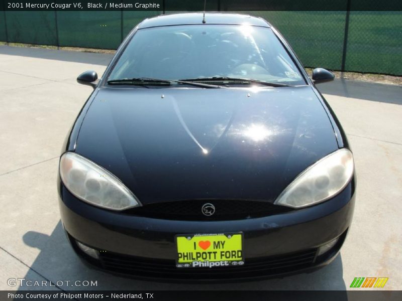 Black / Medium Graphite 2001 Mercury Cougar V6