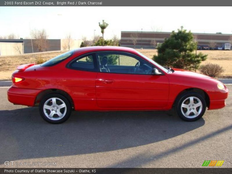 Bright Red / Dark Charcoal 2003 Ford Escort ZX2 Coupe
