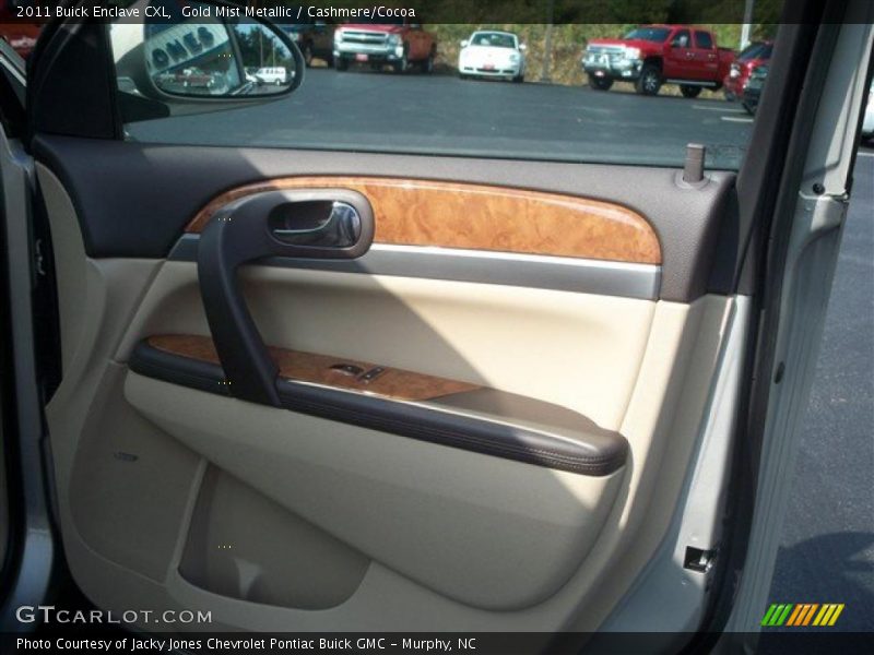 Gold Mist Metallic / Cashmere/Cocoa 2011 Buick Enclave CXL
