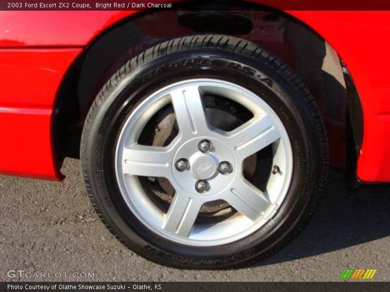 Bright Red / Dark Charcoal 2003 Ford Escort ZX2 Coupe