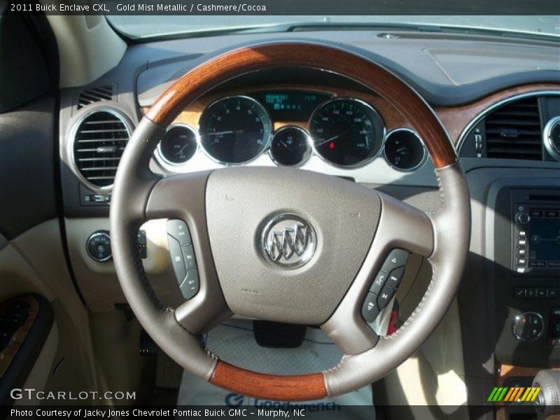 Gold Mist Metallic / Cashmere/Cocoa 2011 Buick Enclave CXL
