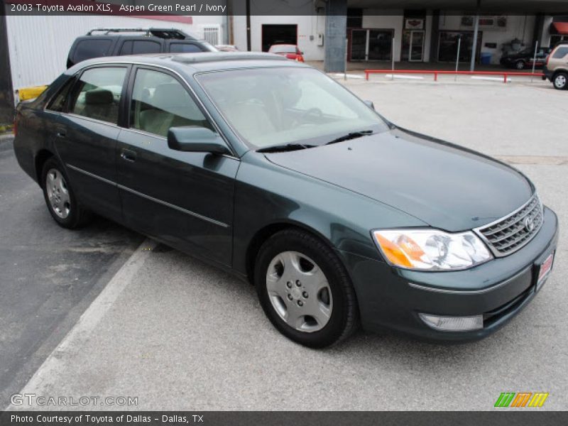 Aspen Green Pearl / Ivory 2003 Toyota Avalon XLS